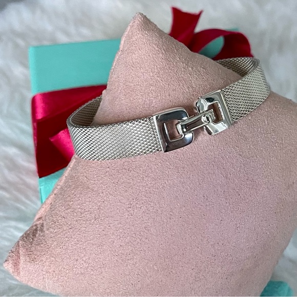 Tiffany and Co. Fine Mesh Silver Bracelet - Picture 3 of 9